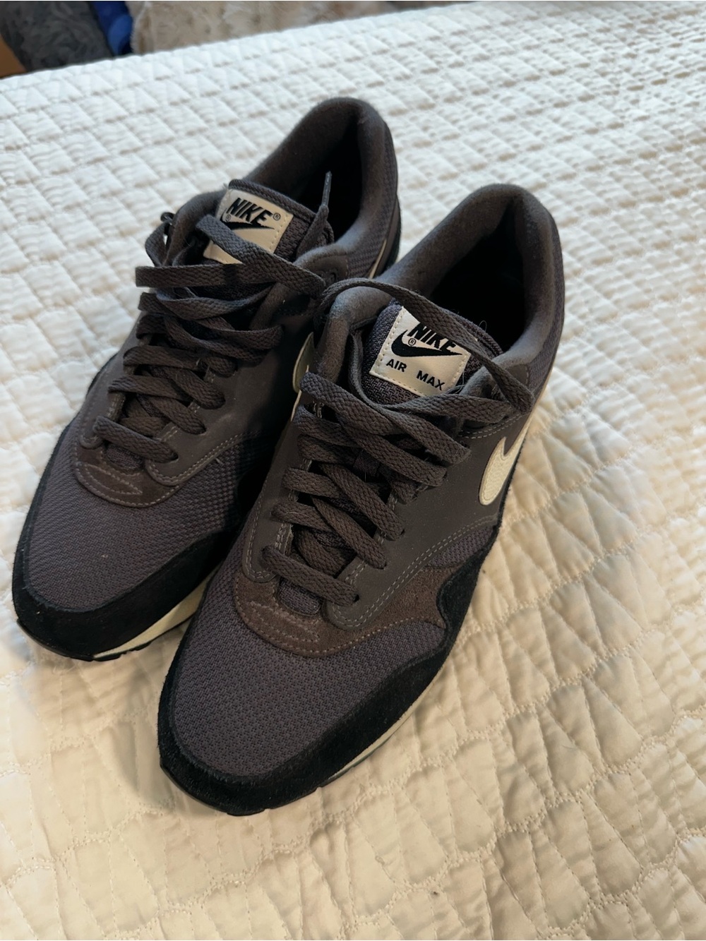 Nike Air Max 1 'Thunder Grey'  men’s 10 worn once